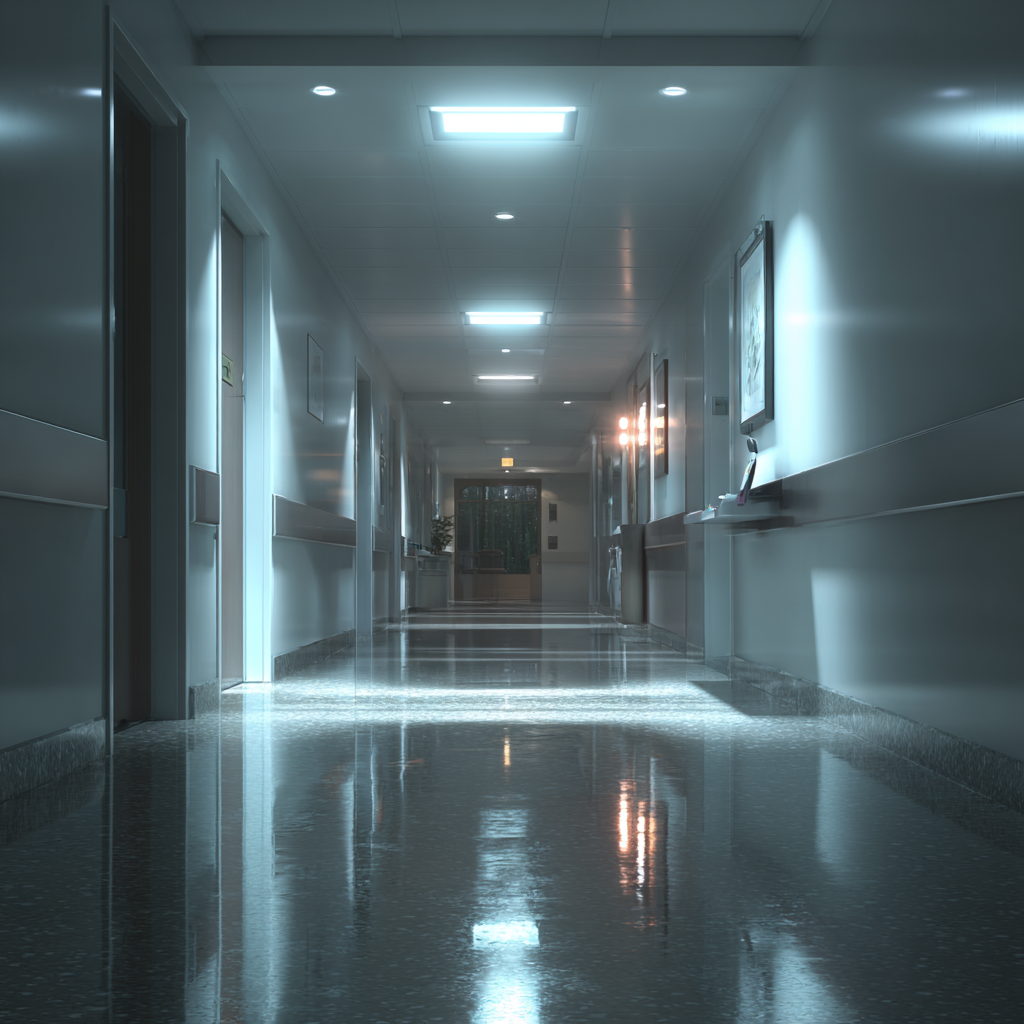 Office hallway background